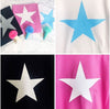 Girls Glitter Star Drop Shoulder Long Sleeve Top (4 colour choices)