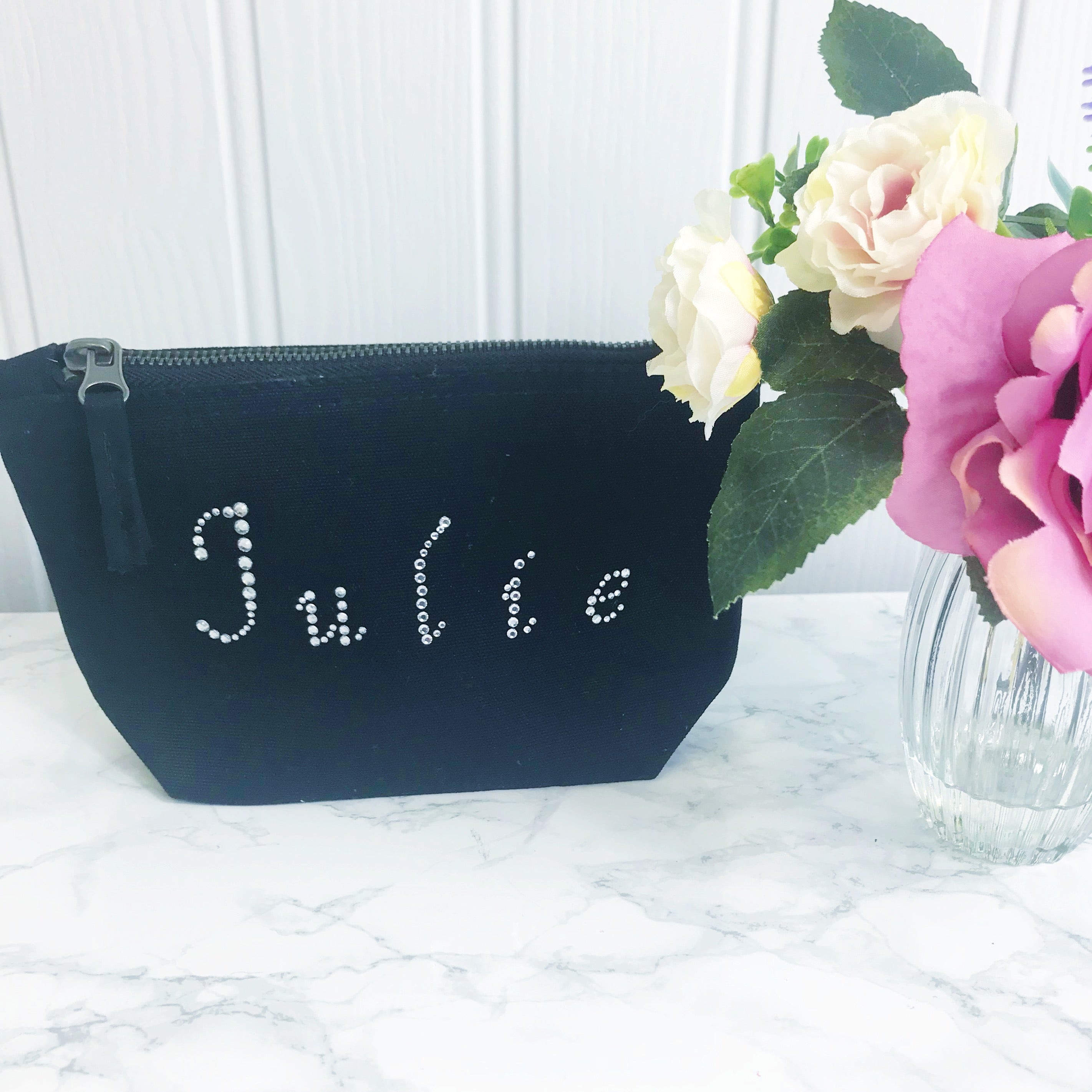 Personalised Make Up Bag - Black