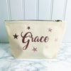 Sparkle Heart Make Up Toiletries Bag - Perfect Gift for Girls Mums &  Friends