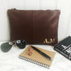 NEW Personalised Wash & Toiletries Bag, Grooming Bag or Man Bag - Perfect for Thank You Teacher Gifts - 2 Colourways