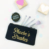 Girls Personalised Make up and Brushes Bags (Set of 2)