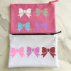 Girls Personalised Makeup Bag &  Hair Bow Gift Set