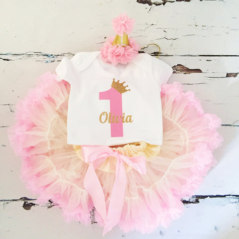Baby Girls Personalised First Birthday Onesie pettiskirt tutu petticoat candy bows angels face bob and blossom miss francis petticoat underskirt not on the high street tutu first birthday outfit