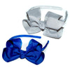 Gift Set of 2 Traditional Bow Headband navy white pink green rose lilac yellow ivory red