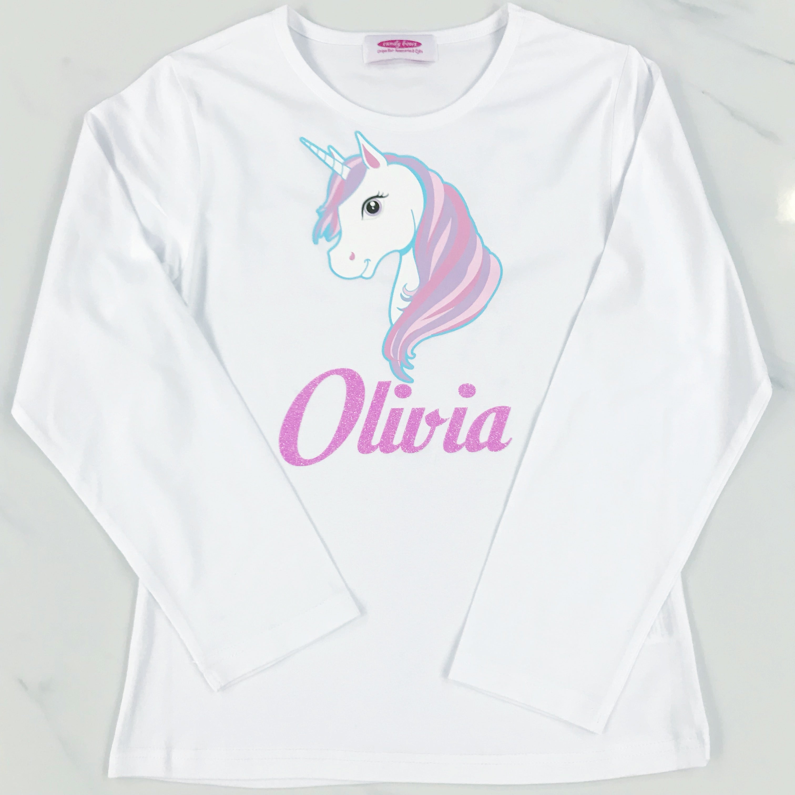 Unicorn shirt baby 2024 girl