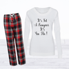 Ladies Weekend Recovery Prosecco & Gin Lounge Pants Pyjamas with Sweatshirt Top