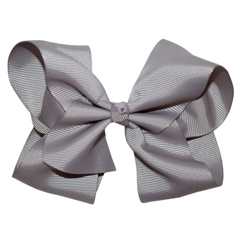 Boutique Hair Bow - Solid colours - Shades of Greys and Black