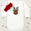 Christmas Miss Rudolph Baby Grow or T Shirt for Girls