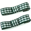 School Ribbon Clippies Sold in Pairs -  in Gingham Ribbon