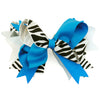 zebra leopard animal print hair bow hair clip hair accessories